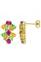  Multi-Stone/Yellow-Plated