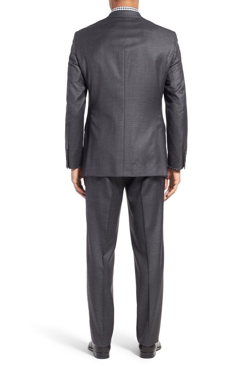Beckett Classic Fit Solid Wool Suit, Alternate, color, CHARCOAL