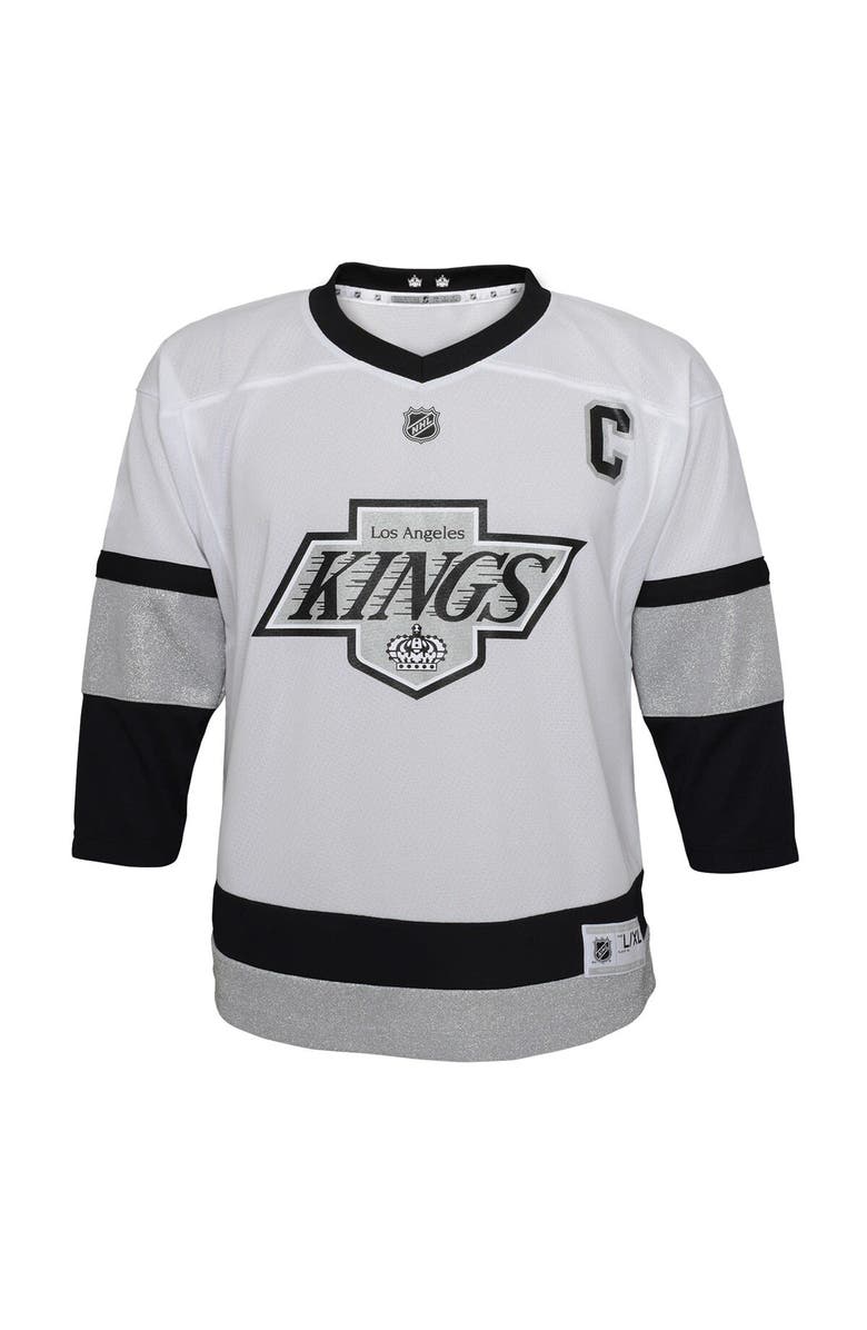 Outerstuff Preschool Anze Kopitar White Los Angeles Kings 2021/22 Alternate Replica Player Jersey, Alternate, color, 