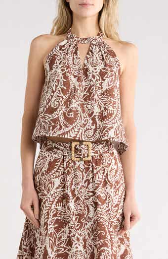 JASON WU Eyelet Halter Tank