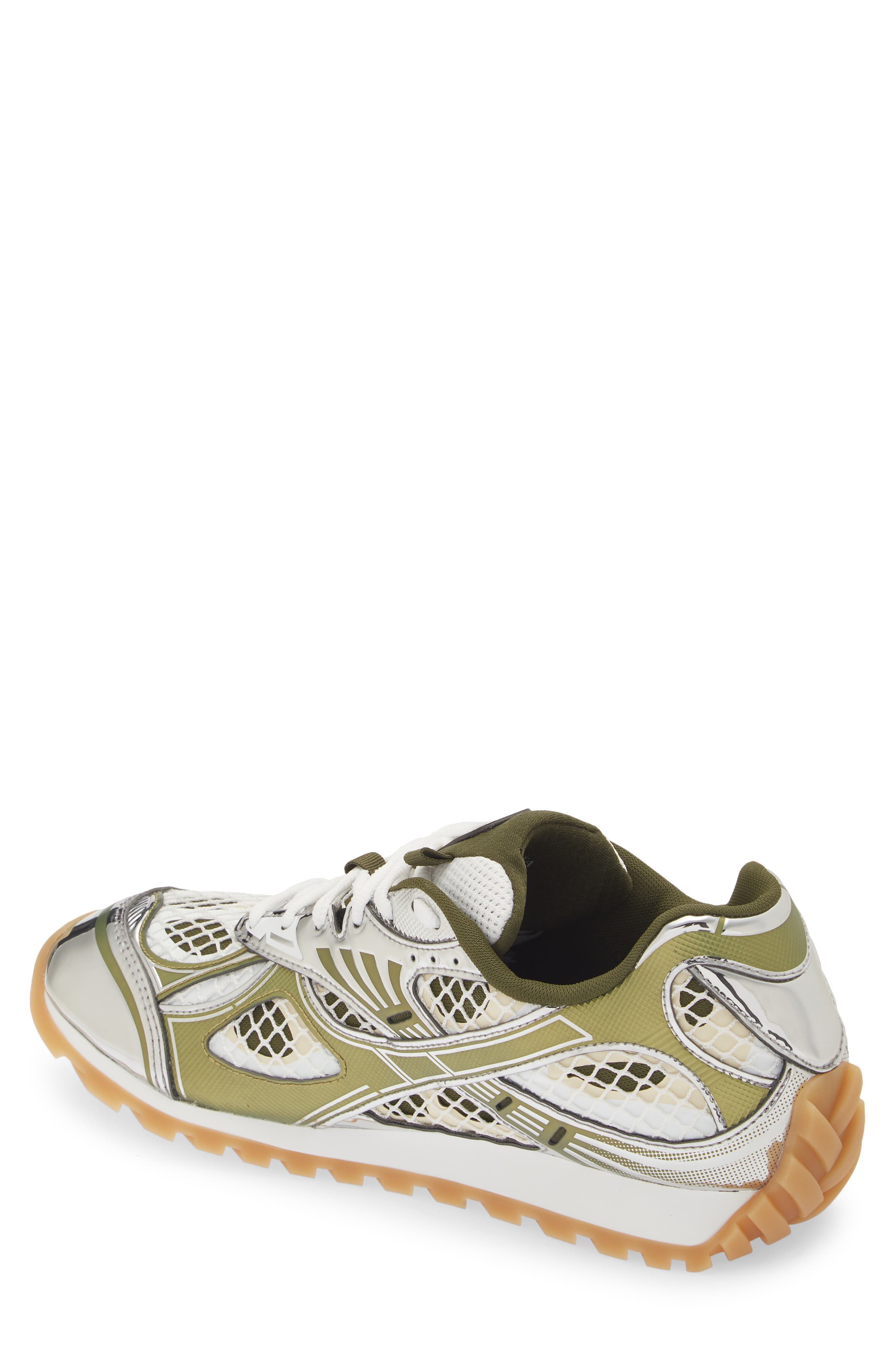 Bottega Veneta Orbit Low Top Sneaker, Alternate, color, 2848 Mud/White