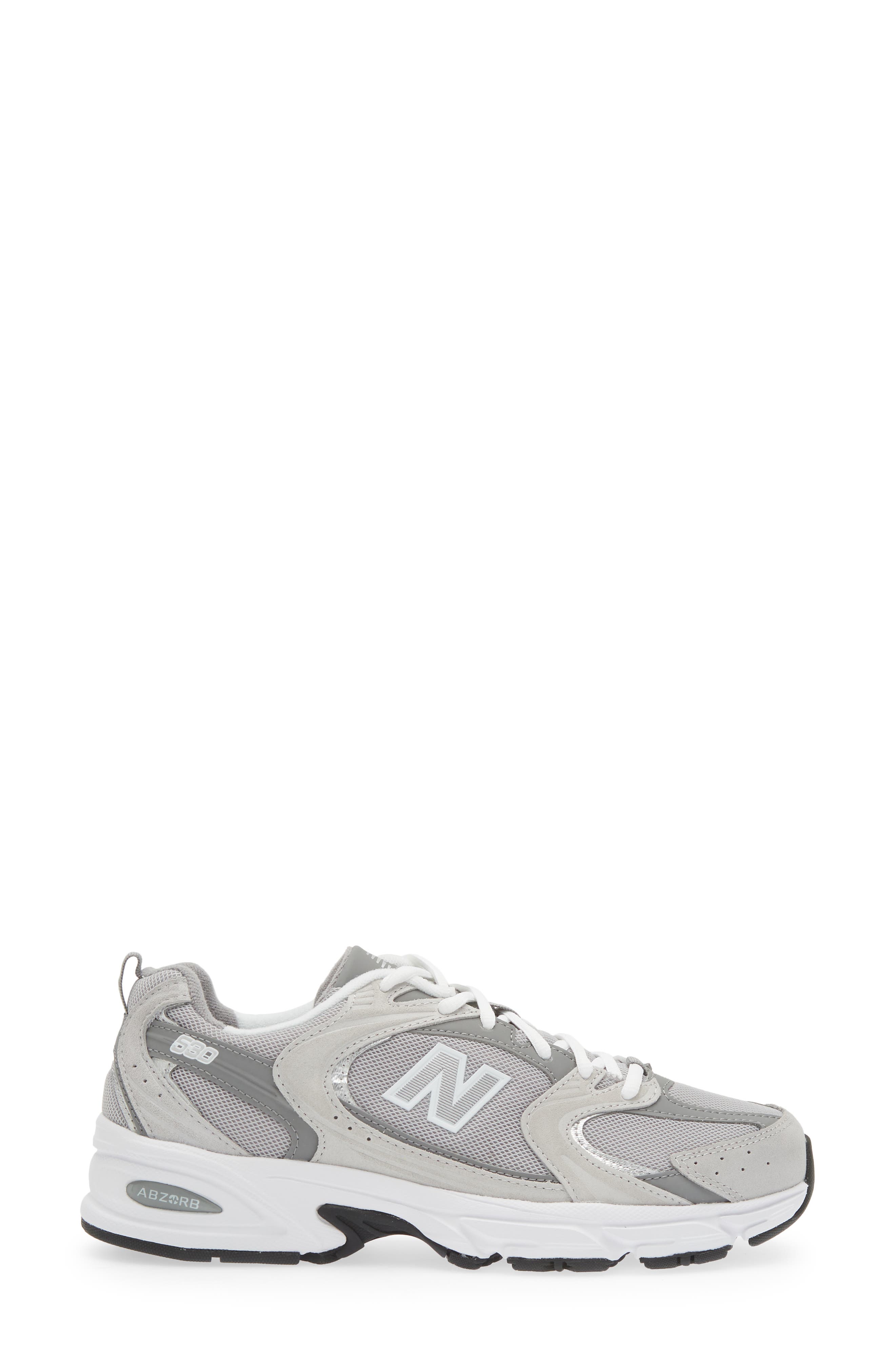 New Balance Gender Inclusive 530 Sneaker, Alternate, color, Raincloud/ Shadow Grey
