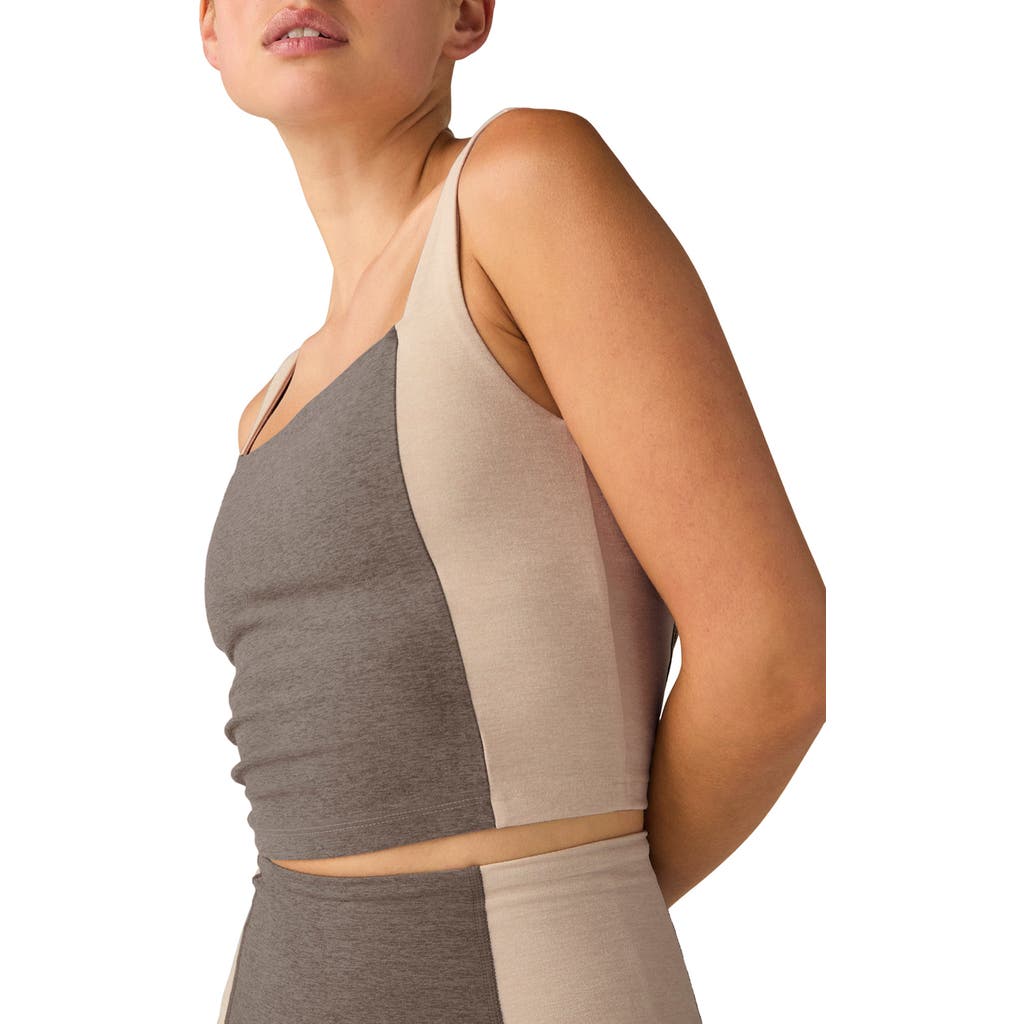 BEYOND YOGA BEYOND YOGA SPACE DYE COLORBLOCK CROP TANK