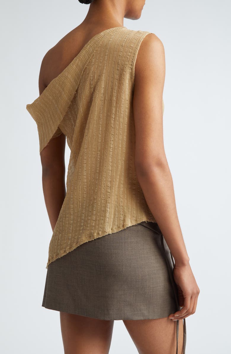 Paloma Wool Susan Asymmetric One-Shoulder Sheer Top, Alternate, color, 