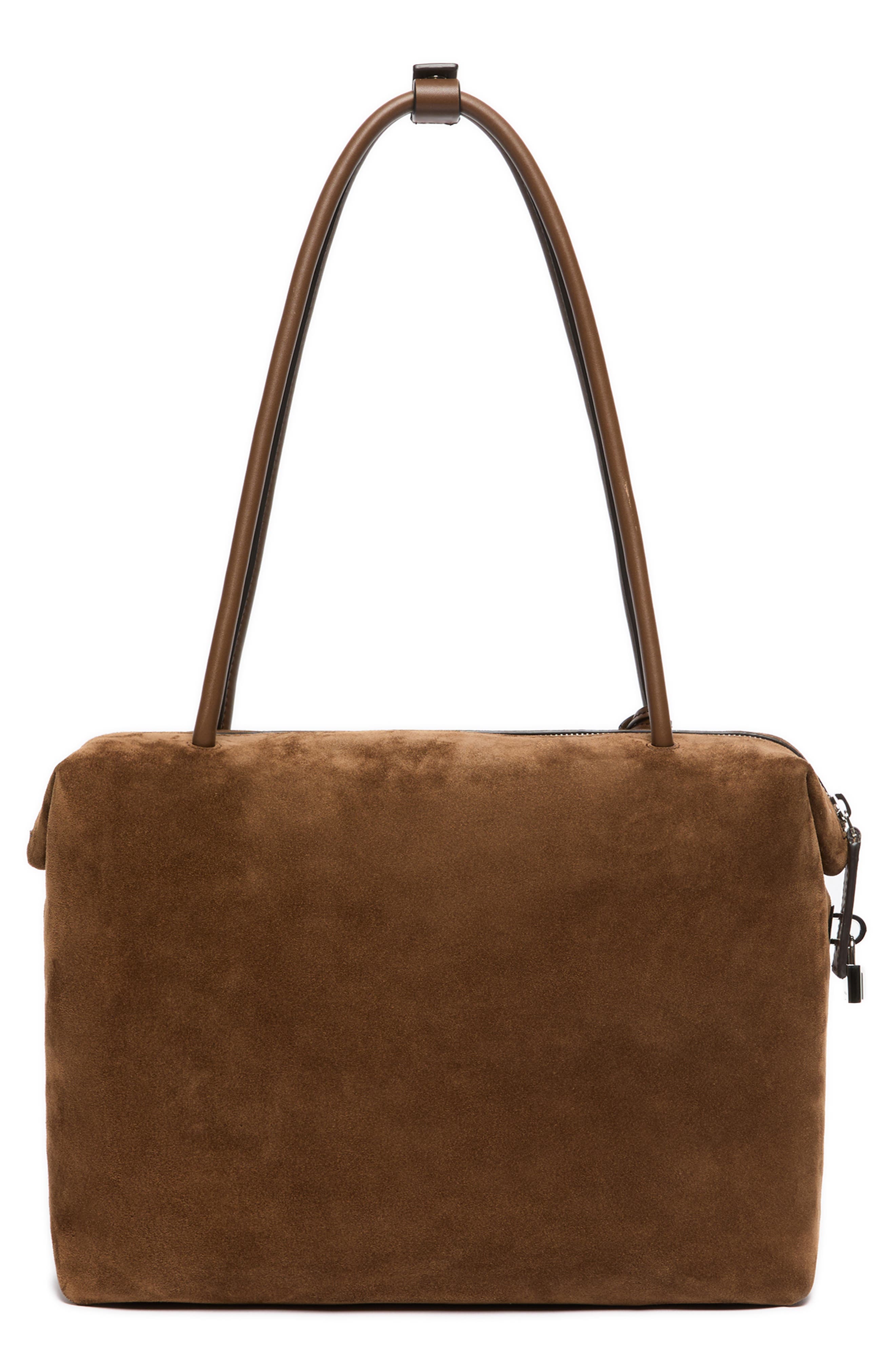 Glide Leather Crossbody Bag, Alternate, color, COCOA