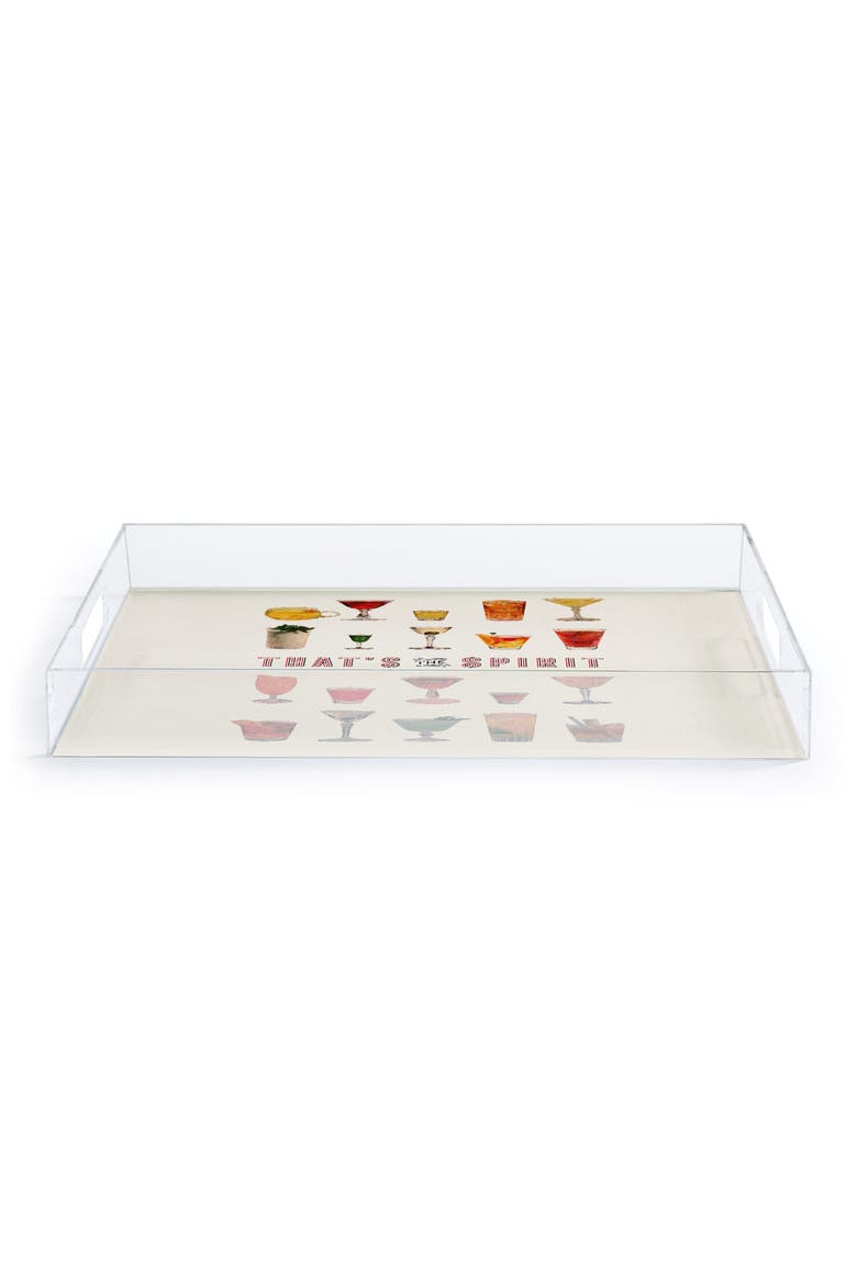 That's the Spirit Decorative Tray, Alternate, color, BEIGE