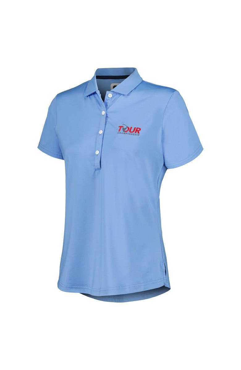 FOOTJOY Women's FootJoy Light Blue TOUR Championship Solid Lisle Polo, Alternate, color, Light Blue