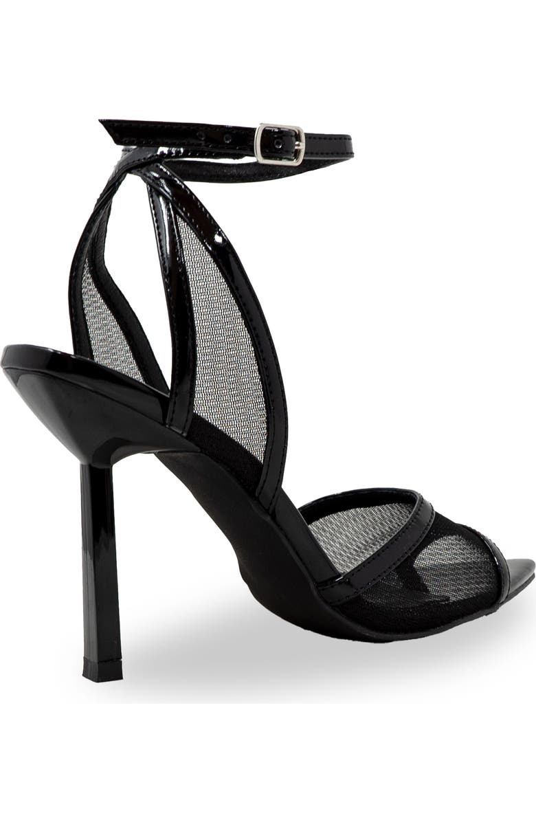 CHASE AND CHLOE Mesh Ankle Strap Sandal, Alternate, color,