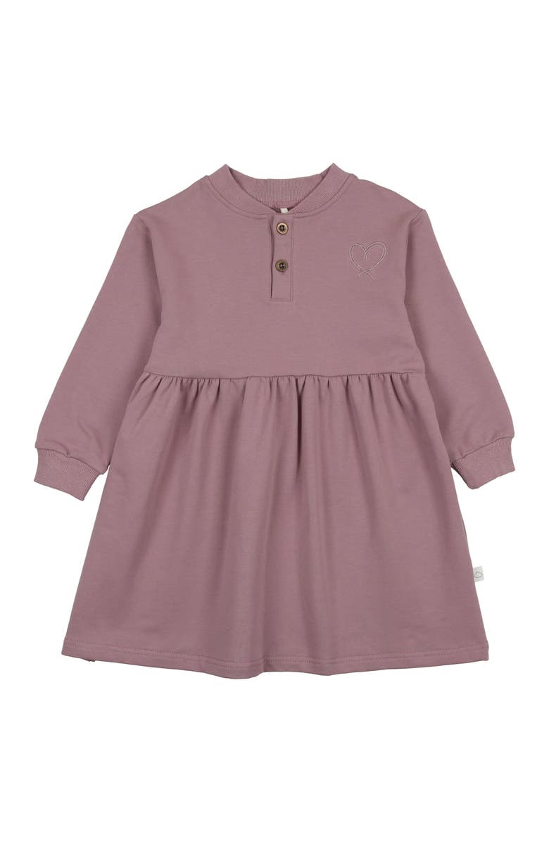 Pouf Henley Dress, Main, color, Lavendar