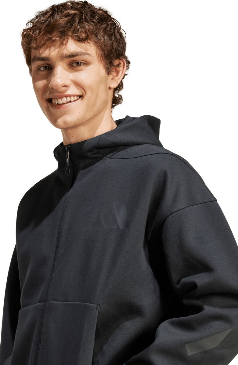 adidas Z.N.E. Hoodie, Alternate, color, Black