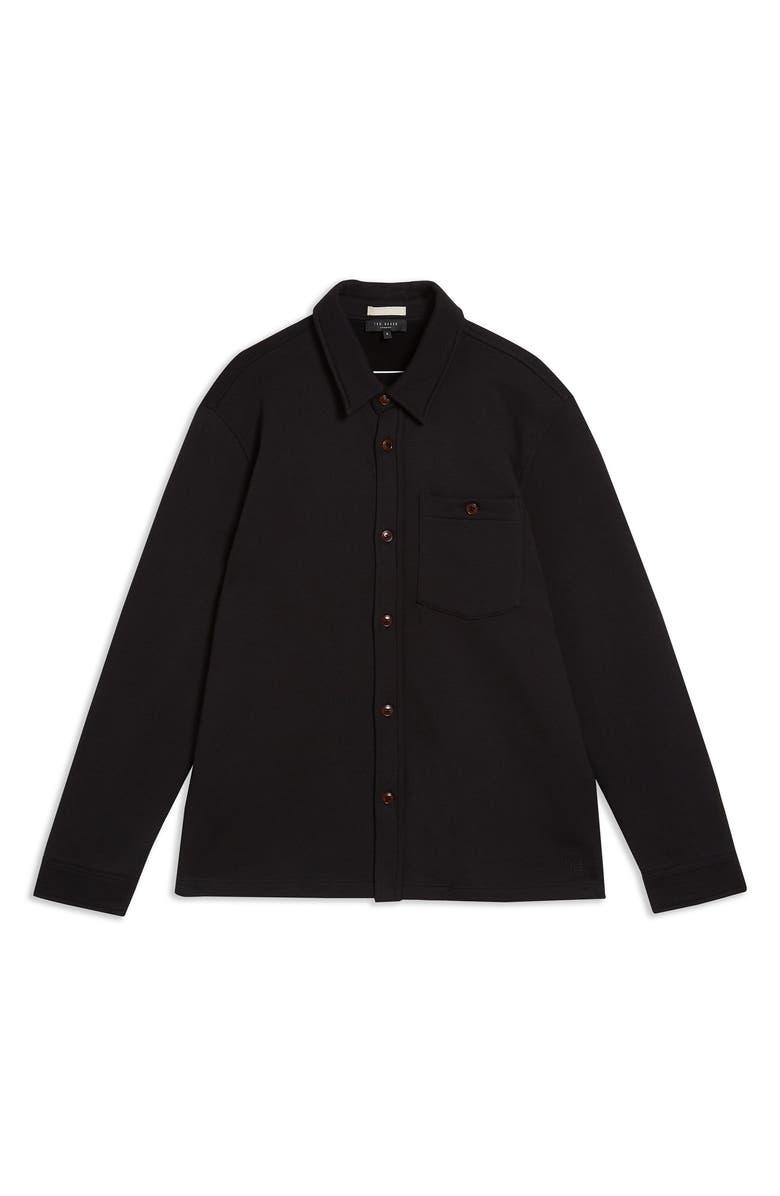 Ted Baker London Bromlee Cotton Overshirt, Alternate, color, 