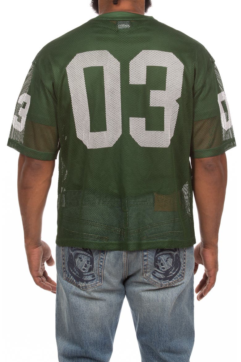 Varsity Mesh Graphic T-Shirt, Alternate, color, GREENER PASTURES
