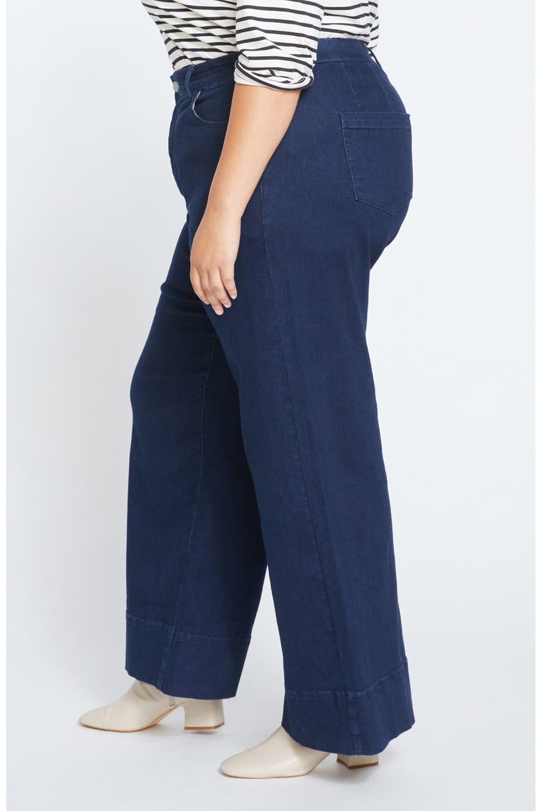 Carrie High Waist Wide Leg Jeans, Alternate, color, DARK INDIGO