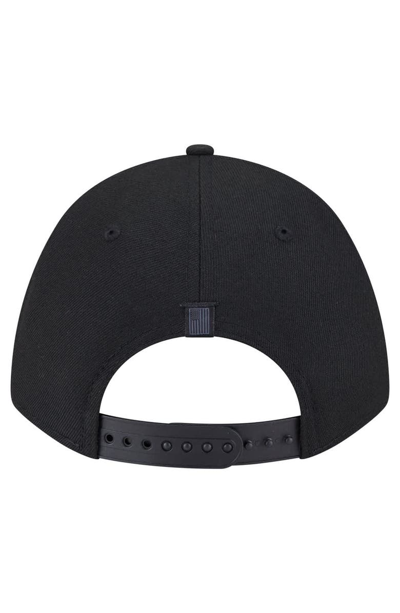 New Era Men's New Era Black Dallas Mavericks Game Day Flag A-Frame 9FORTY Adjustable Hat, Alternate, color, Black