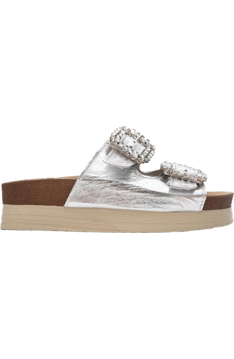 Forever & Always Shoes Polacca Leather Slide Sandal, Alternate, color,