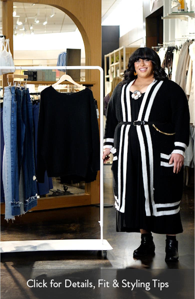 Eleni Slouchy One-Shoulder Sweater, sales video thumbnail