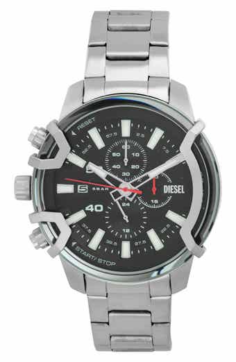 Griffed Chronograph Bracelet Watch, 48mm