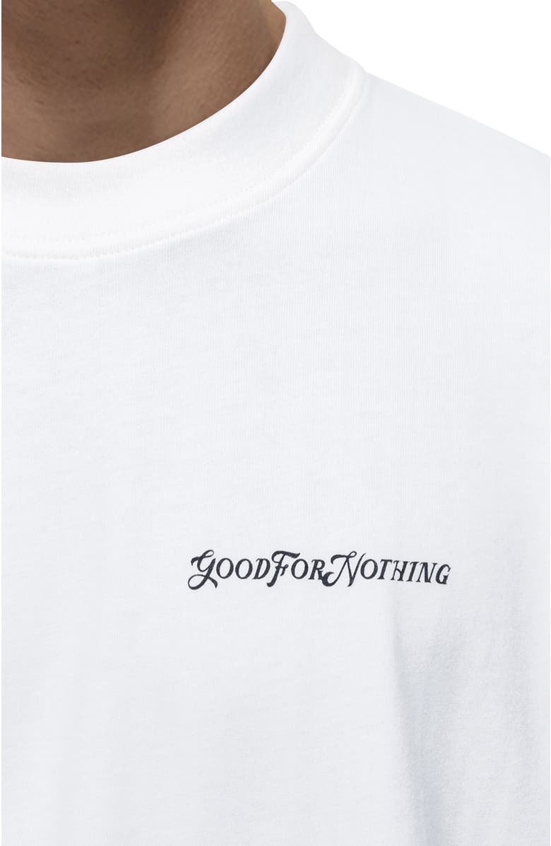 Good For Nothing Vintage Relaxed T-Shirt, Alternate, color, White