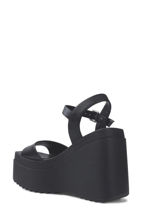 Candies Candie's Daryna Platform Wedge Sandal In Black