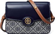 Tory Burch Robinson T Monogram Convertible Shoulder Bag