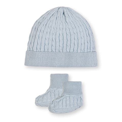 Organic Sweater Beanie and Bootie 2-Piece Set (Baby)