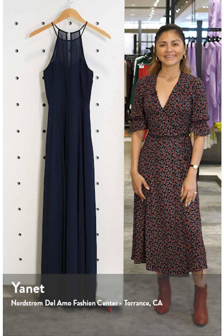 Night of Romance Halter Neck Chiffon Gown video