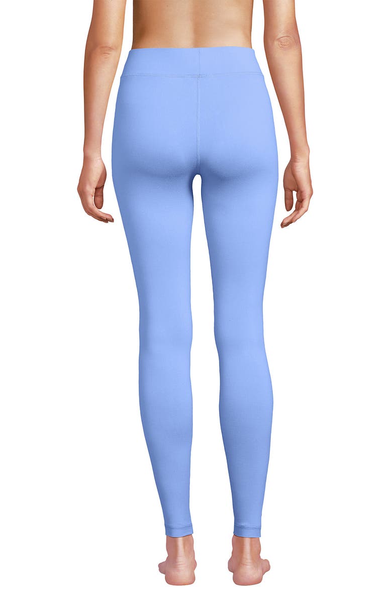 Lands
 End Baselayer Cozy Thermaskin Pants, Alternate, color, Clear Blue Sky