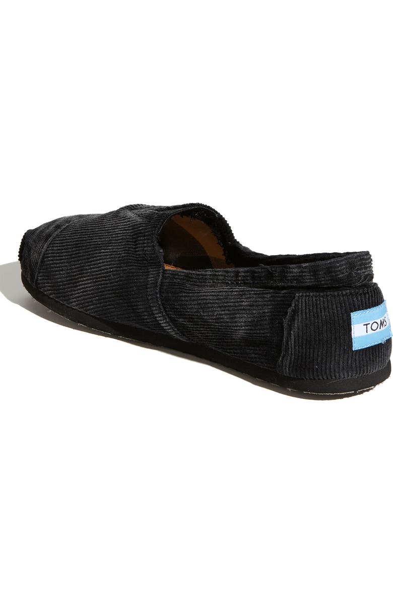 TOMS 'Classic' Corduroy Slip-On, Alternate, color,