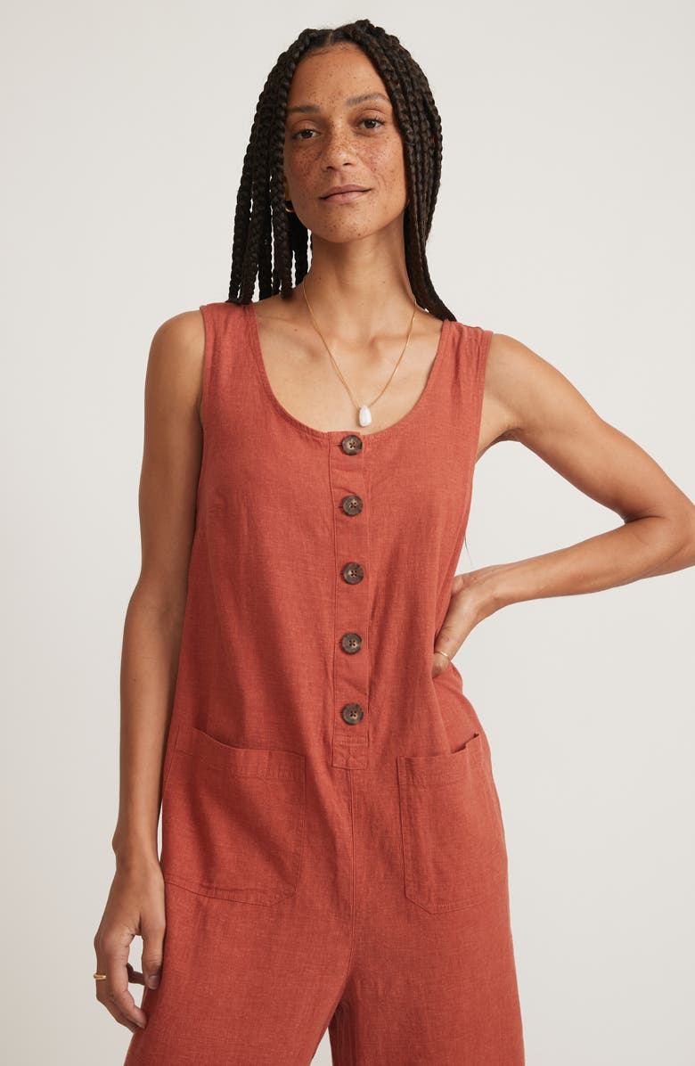 Marine Layer Sydney Beach Jumpsuit, Alternate, color, 