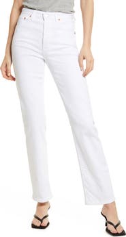 AG Alexxis High Waist Straight Leg Jeans