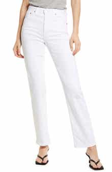 AG Alexxis High Waist Straight Leg Jeans