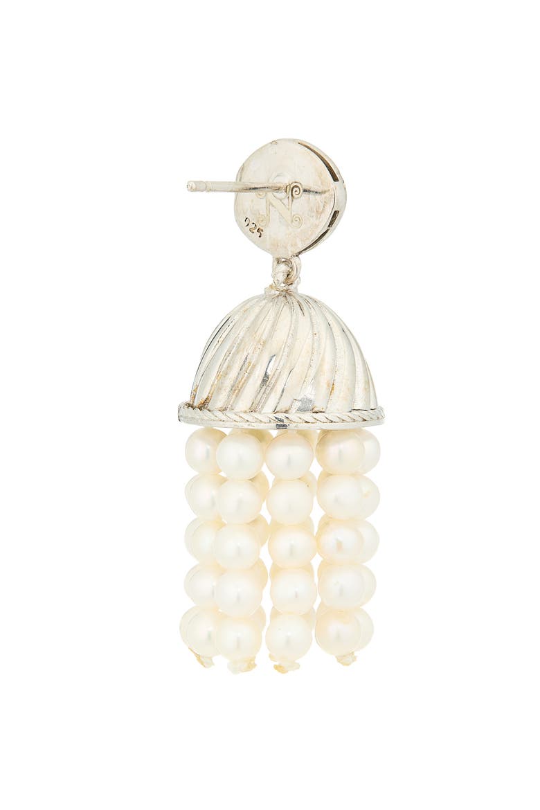 Petite Freshwater Pearl Drop Earring, Alternate, color, WHITE