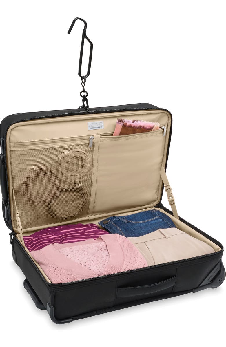 Briggs & Riley Baseline Upright Wheeled Carry-On Garment Bag, Alternate, color,