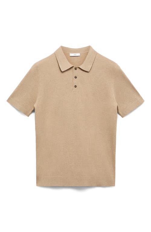 Mango Slim Fit Polo In Multi