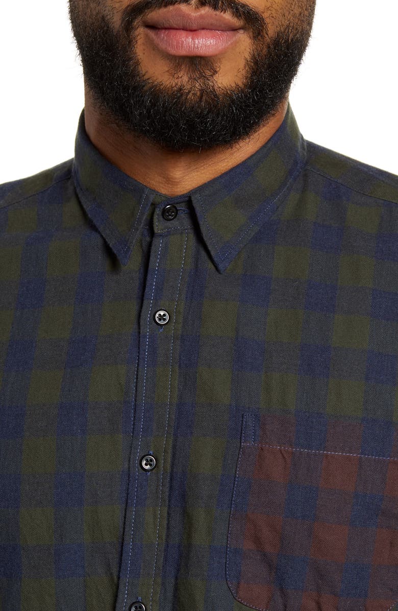 Oliver Spencer New York Special Slim Fit Check Button-Up Shirt, Alternate, color, 