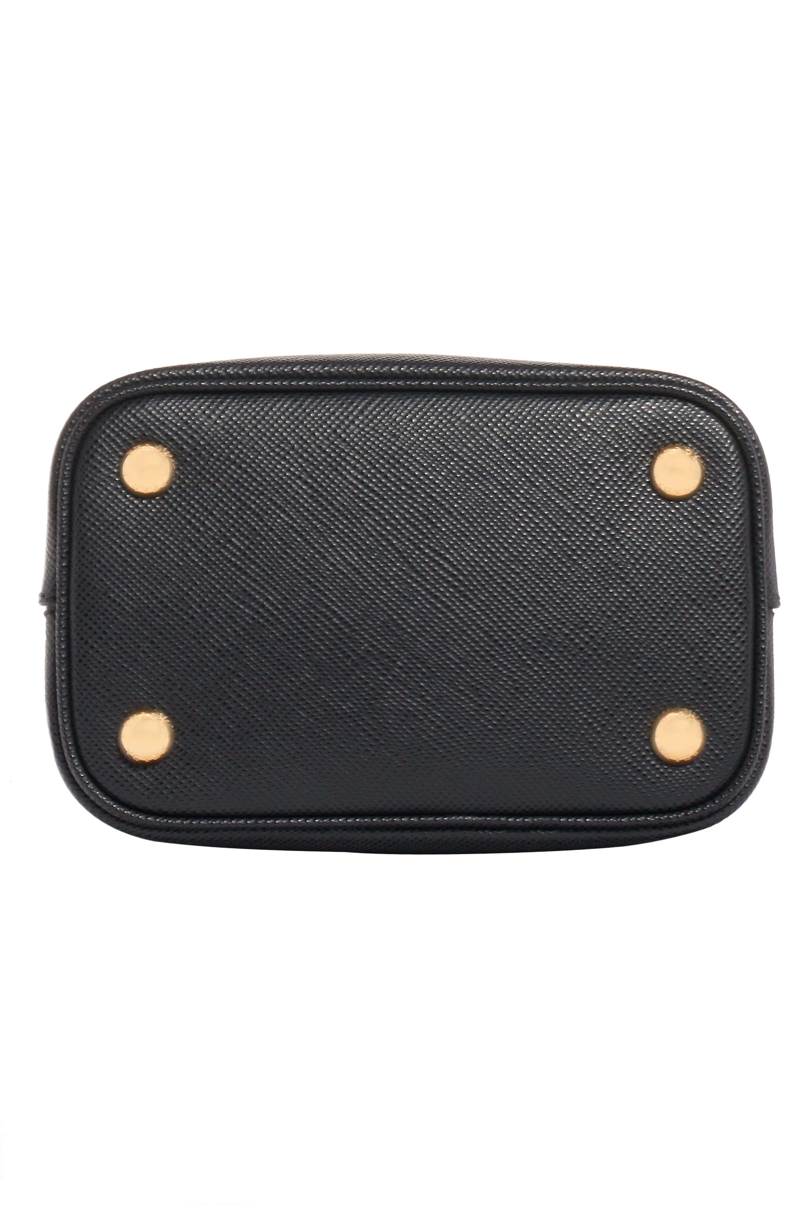 Prada Small Saffiano Leather Bucket Bag, Alternate, color, 