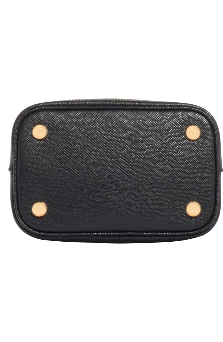 Prada Small Saffiano Leather Bucket Bag, Alternate, color,