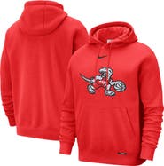 Nike Men's Nike  Red Toronto Raptors 2025/26 City Edition Essential Logo Remix Hoodie