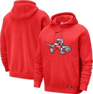 Nike Men's Nike Red Toronto Raptors 2025/26 City Edition Essential Logo Remix Hoodie