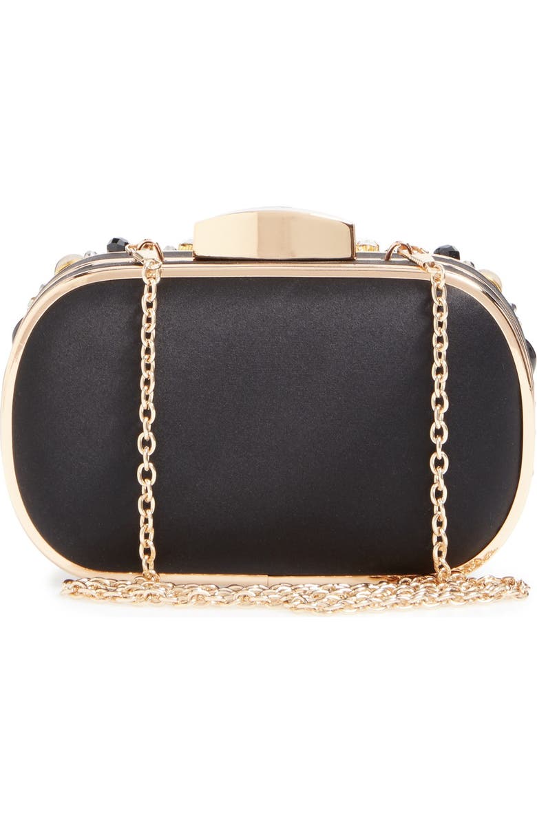 ZZDNU Natasha Couture Natasha Couture Embellished Box Clutch, Alternate, color,