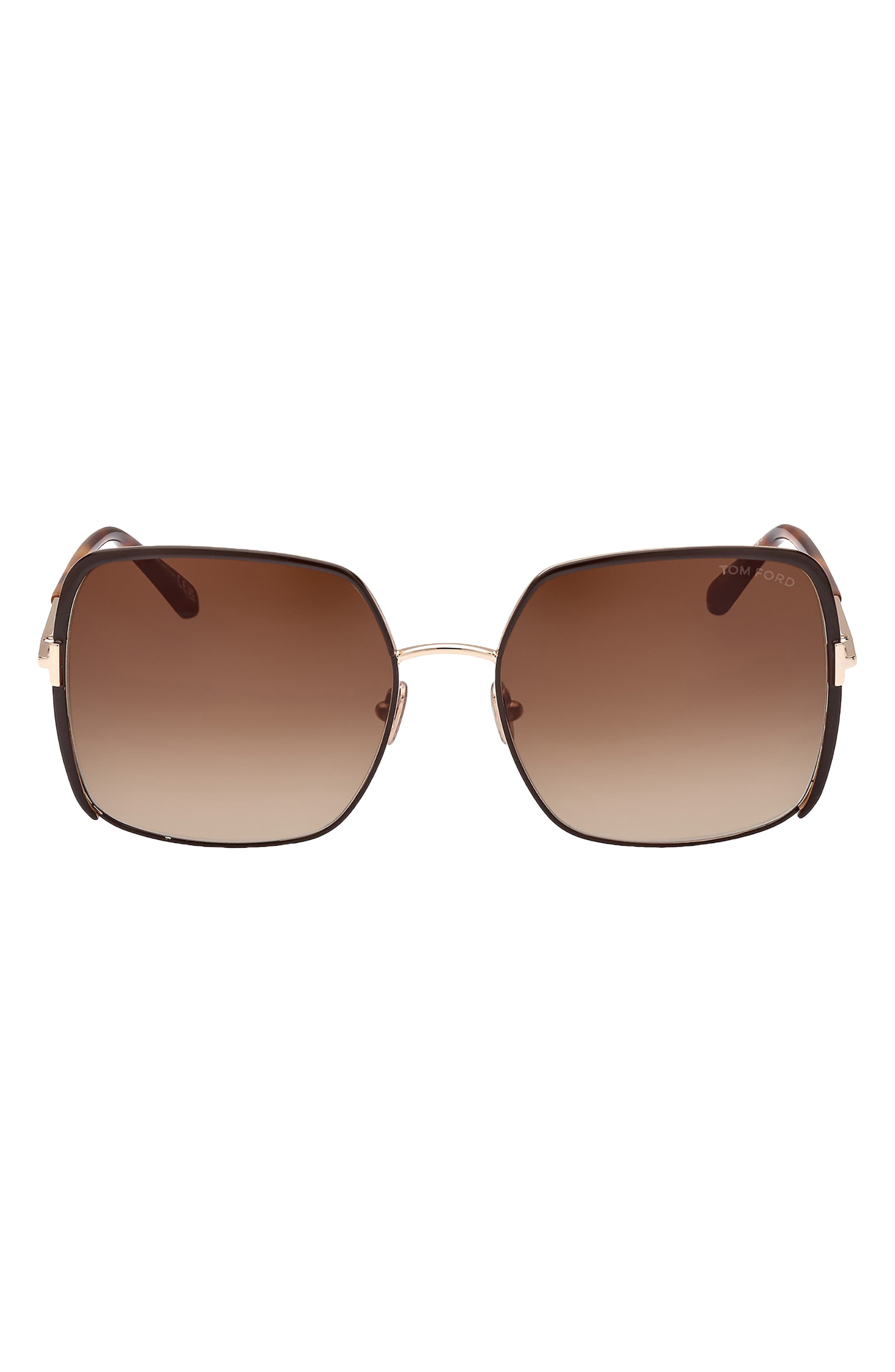 TOM FORD Raphaela 60mm Butterfly Sunglasses