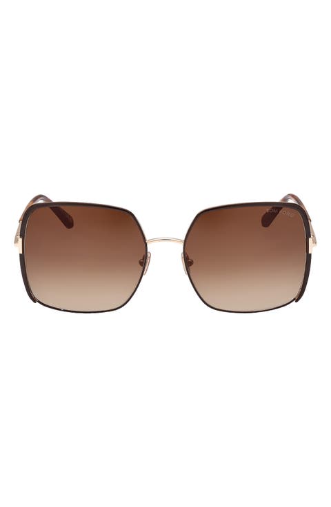Raphaela 60mm Butterfly Sunglasses