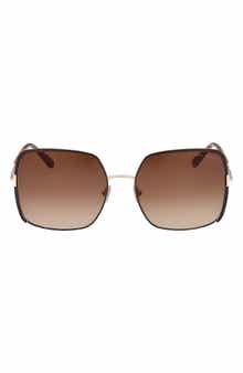 TOM FORD Raphaela 60mm Butterfly Sunglasses