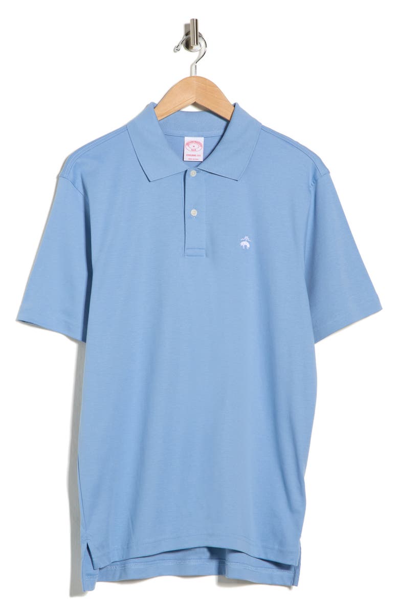 Brooks Brothers Interlock Cotton Polo, Alternate, color, Ashleigh Blue