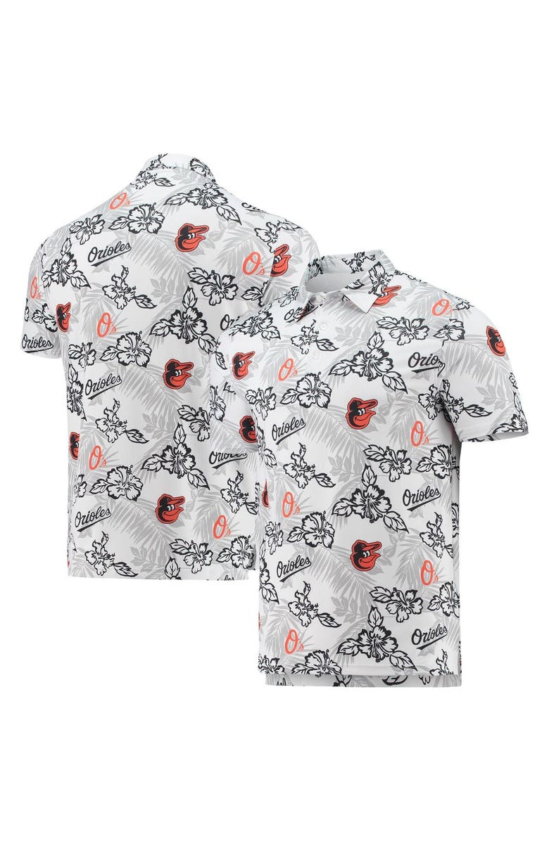 Reyn Spooner Men's Reyn Spooner White Baltimore Orioles Performance Polo, Alternate, color, 
