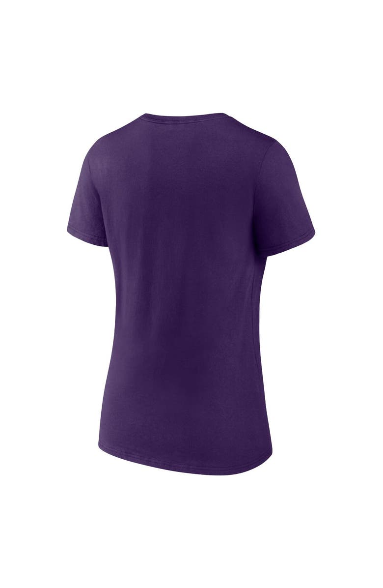 FANATICS Women's Fanatics Branded Purple Super Bowl LVIII Trophy Dimension T-Shirt, Alternate, color,