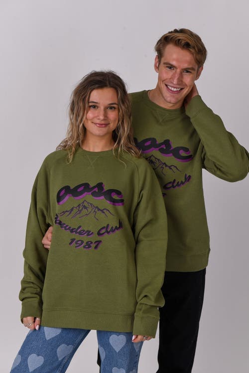 Shop Oosc Powder Club Sweatshirt
