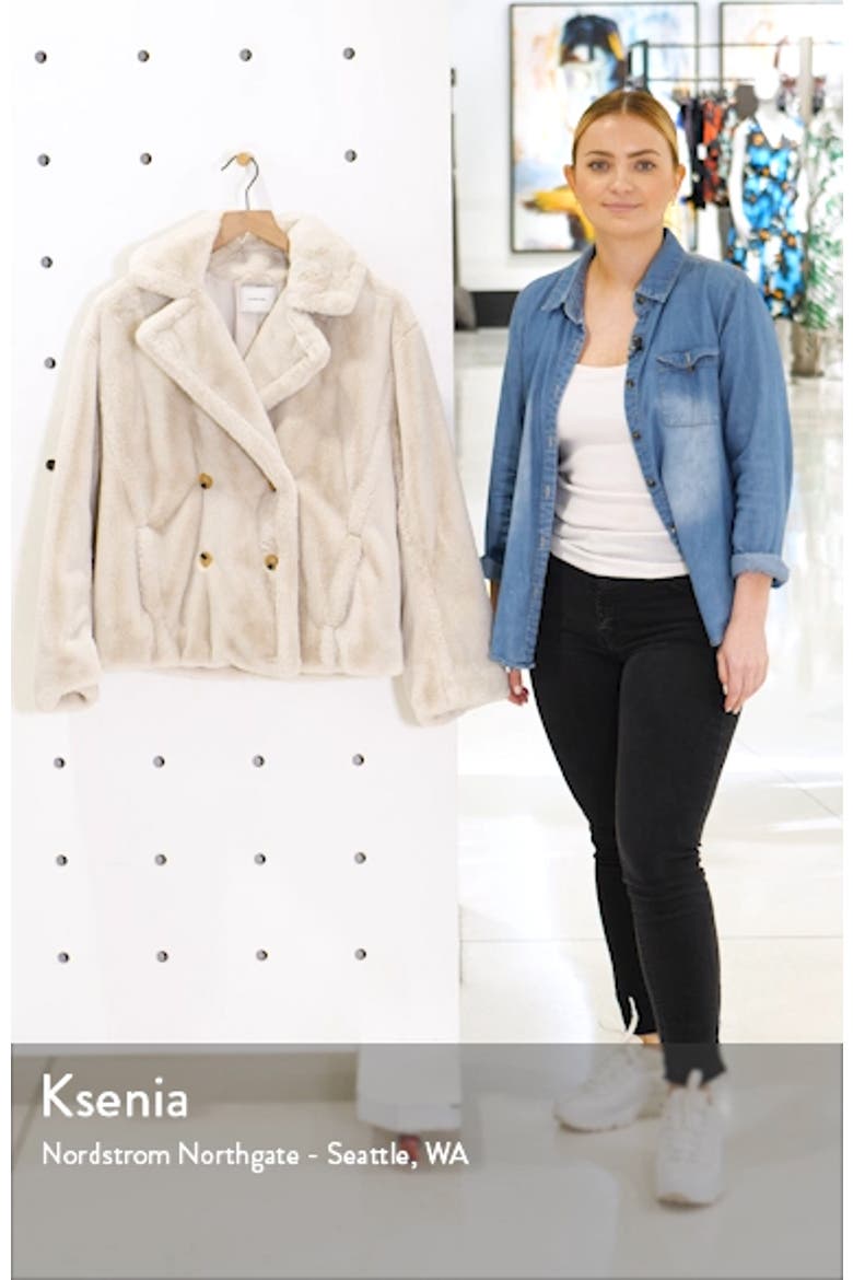 Double Breasted Plush Jacket video