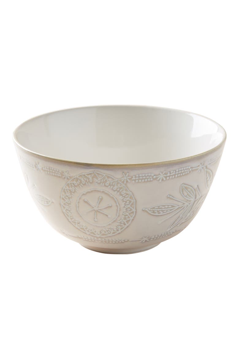 Anthropologie Uret Stoneware Bowl, Alternate, color, WHITE