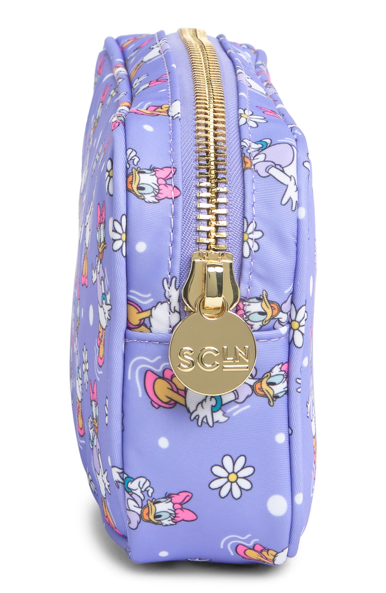 Stoney Clover Lane x Disney Daisy Duck Small Nylon Pouch, Alternate, color, 